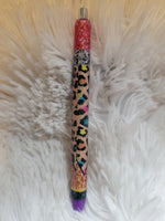 Glitter Leopard Print Pen