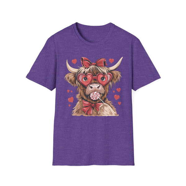 Adorable Valentine's Day Cow T-Shirt