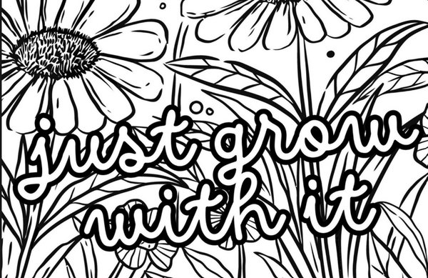 Positive coloring pages