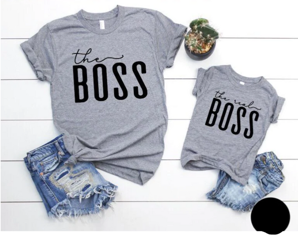 The Boss & the Real Boss T-shirts