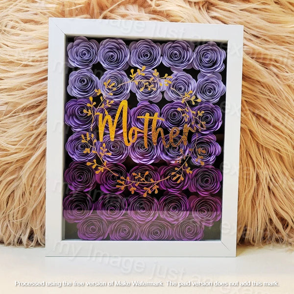 Mother Flower shadowbox